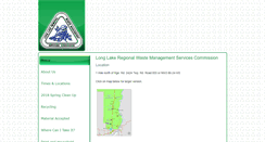 Desktop Screenshot of longlakeregionalwaste.com